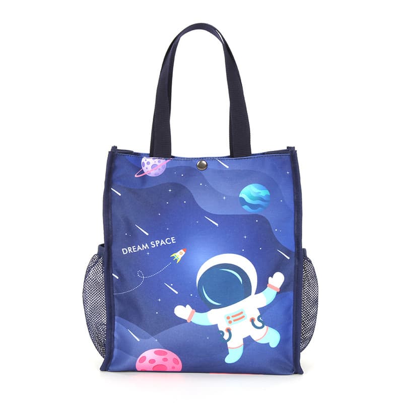 Berços para estudantes da escola primária, sacola para meninos e meninas, bolsa para transporte de mão, bolsa de trabalh