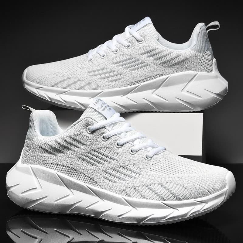 Papai sapatos extra grande tamanho sapatos masculinos 45 primavera malha respirável 46 esportes lazer 47 extra gordura a