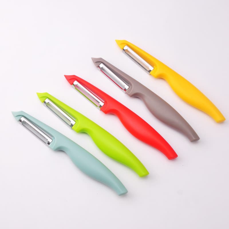 Descascador de aço inoxidável, descascador de cerâmica, utensílio de cozinha doméstico para  LIKI