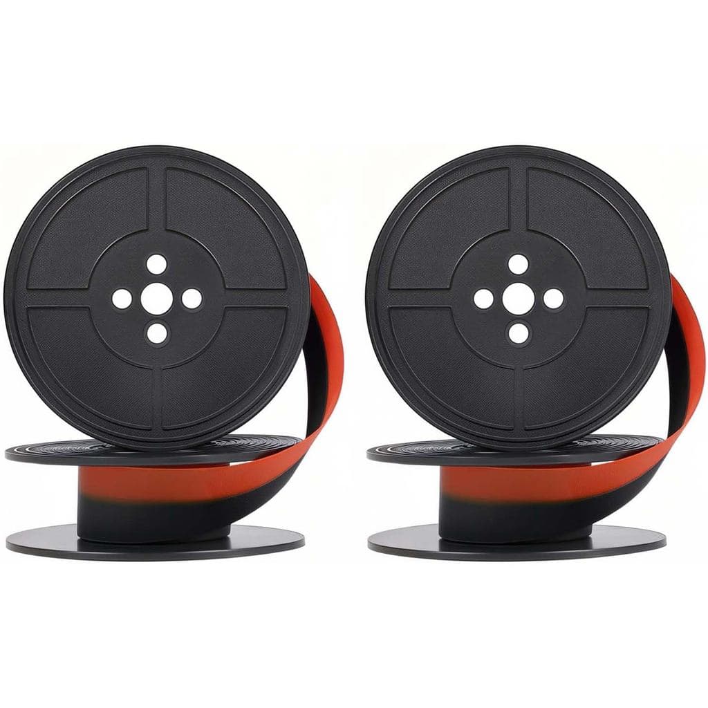 2 pares de fitas para máquina de escrever, fita universal para máquina de escrever, fitas para impressoras de impacto e