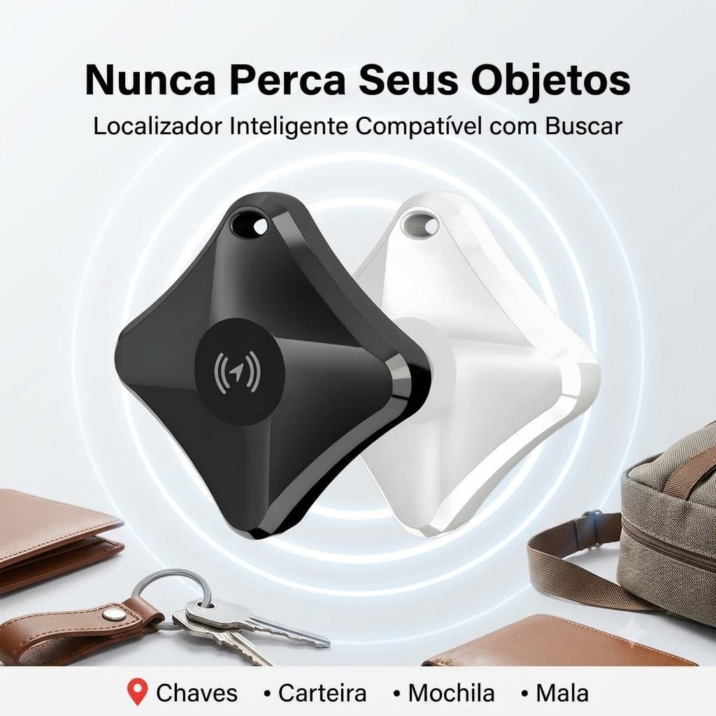 Localizador Bluetooth Smart Tag F12 Compatível Buscar Find My Chaves Mala Pet