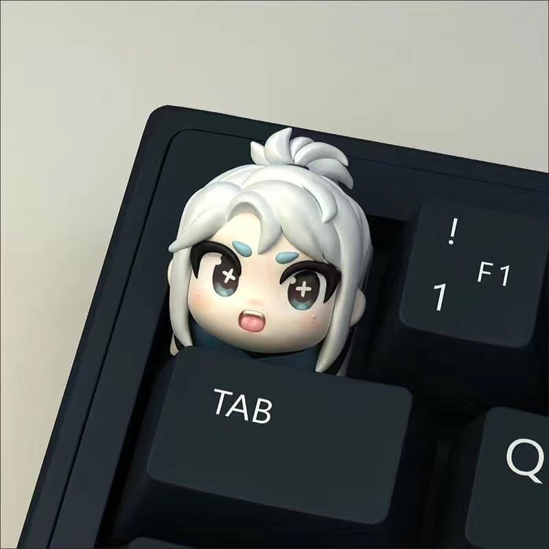 Contrato destemido crepúsculo exclusivo campeão Keycap teclado mecânico puxar chave bonito único botão tridimensional Va