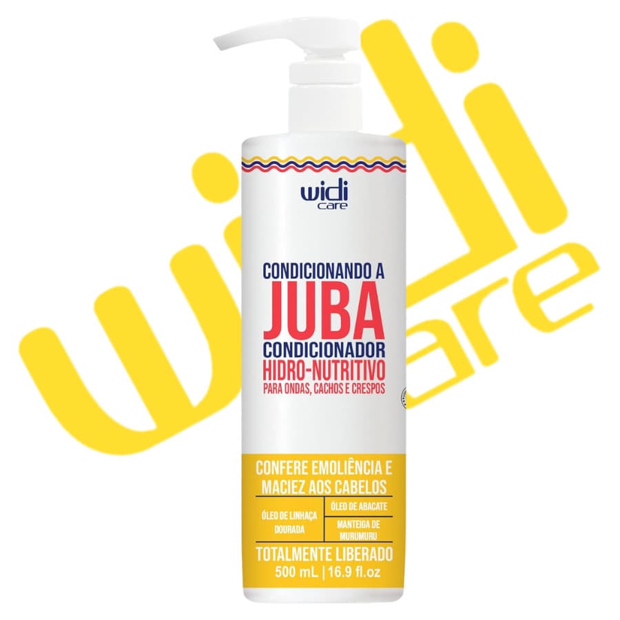 Condicionando a Juba 500ml Widi Care | Hidro Nutritivo, Nutritivo para Cachos, Crespos e Ondulados