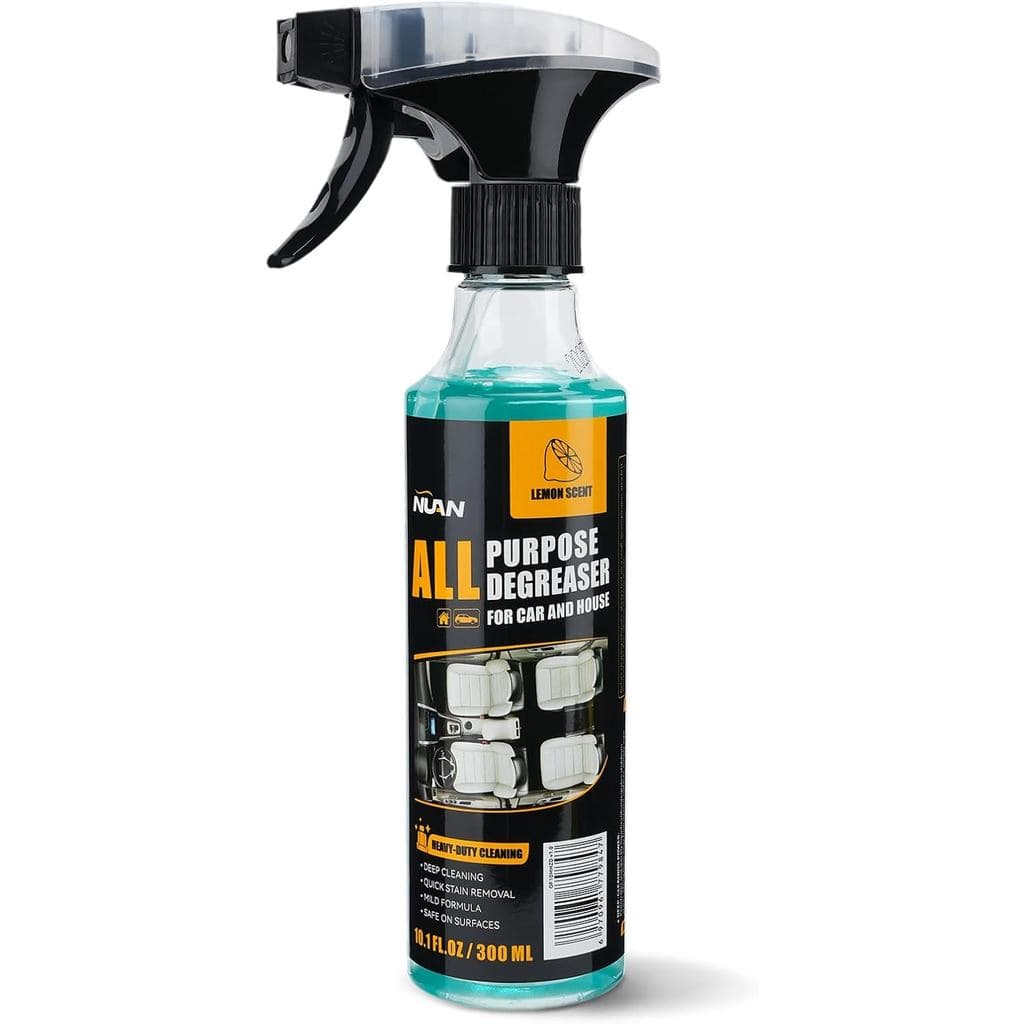 Desengraxante Multiuso NUAN para Carro e Casa, Aroma de Limão, Spray de Limpeza Pesada, Remoção Rápida de Manchas, 10.1