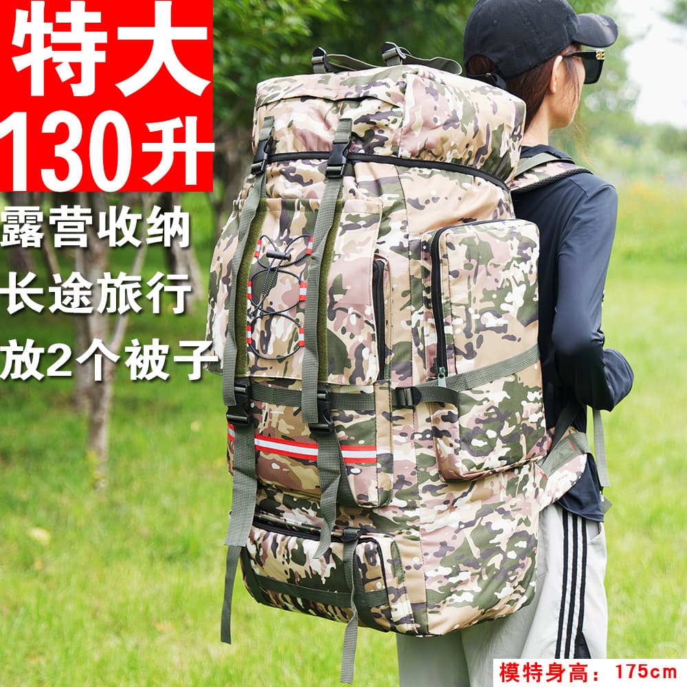 Ao ar livre 130L 120L Grande Capacidade Camping Outing Travel Bolsa Colcha Bagagem Trabalhando Movendo Mochila À Prova D
