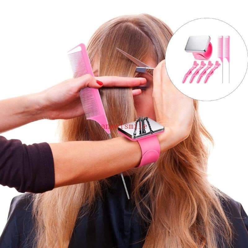 Conjunto Pentes Cabelo 7PCS Ferramentas Multiuso Forma Ergonômica Penteado Anti Frizz