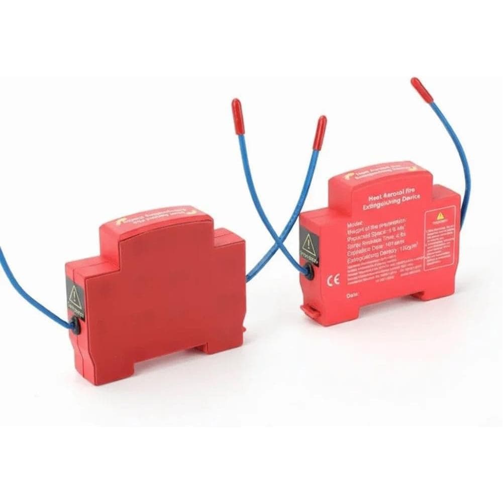 Dispositivo automático de extinção de incêndio por aerossol para painéis elétricos, extingue incêndios rapidamente em 5