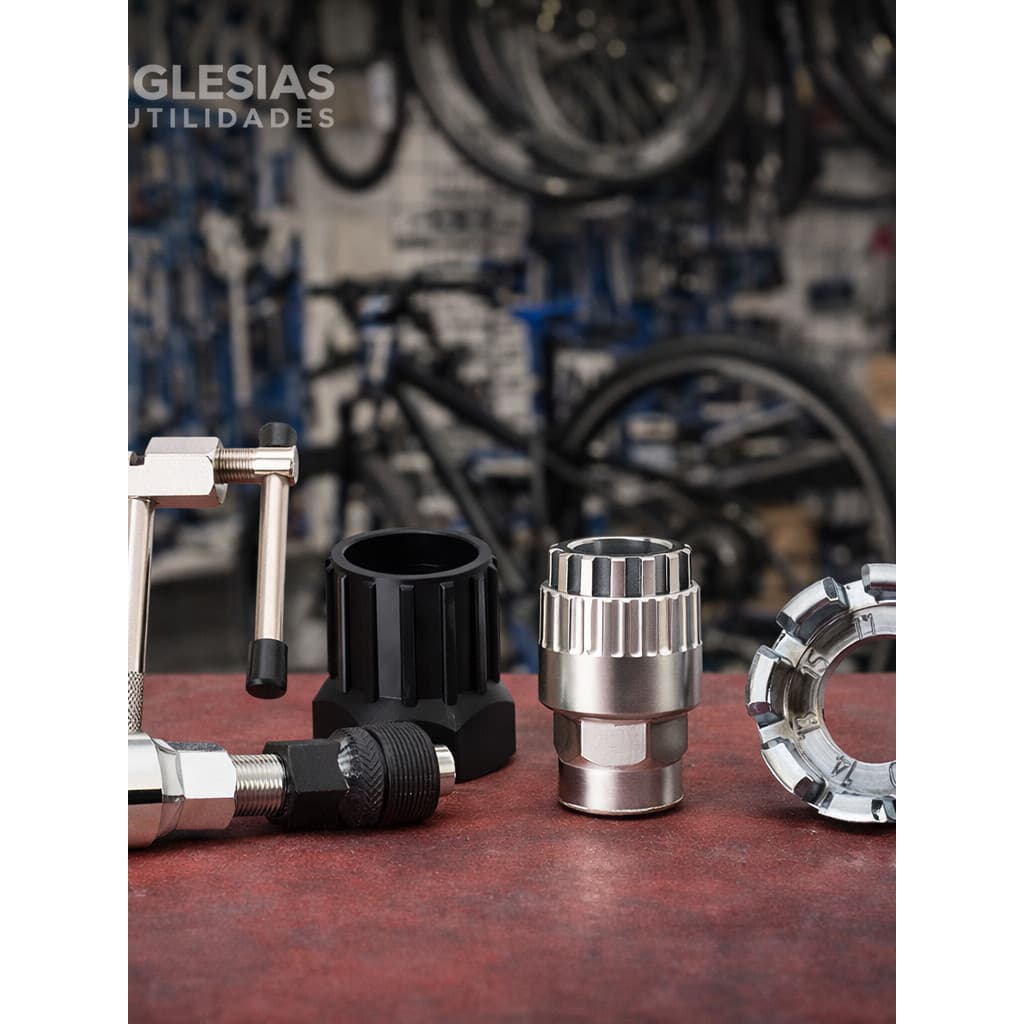 Kit De Chave Corrente Pedivela Movimento Central Para Consertos Reparos Para Bike Extrator