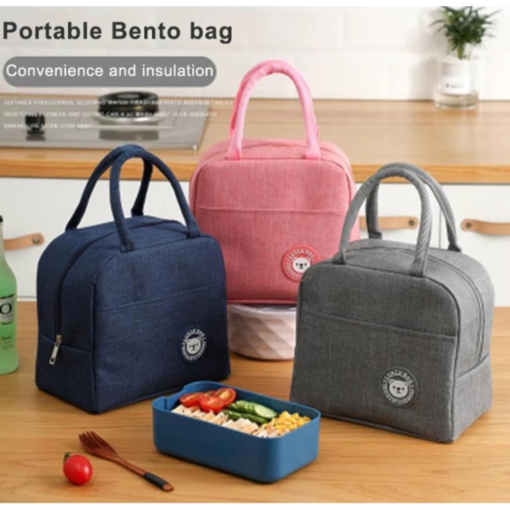 Bolsa Térmica Fitness Marmita Viagem Nécessaire Eco Cor Lisa