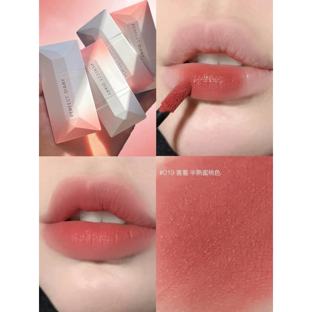| 【lip tint ruby rose】 | ✤Diário perfeito cartão de visita brilho labial 019 série amor secreto batom 026 brilho labial
