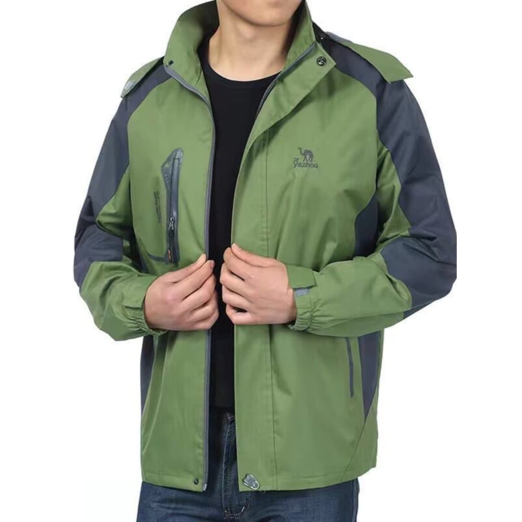 Jaqueta masculina ao ar livre Casual jaqueta primavera outono blusão jaqueta workwear resistente ao desgaste workwear ca