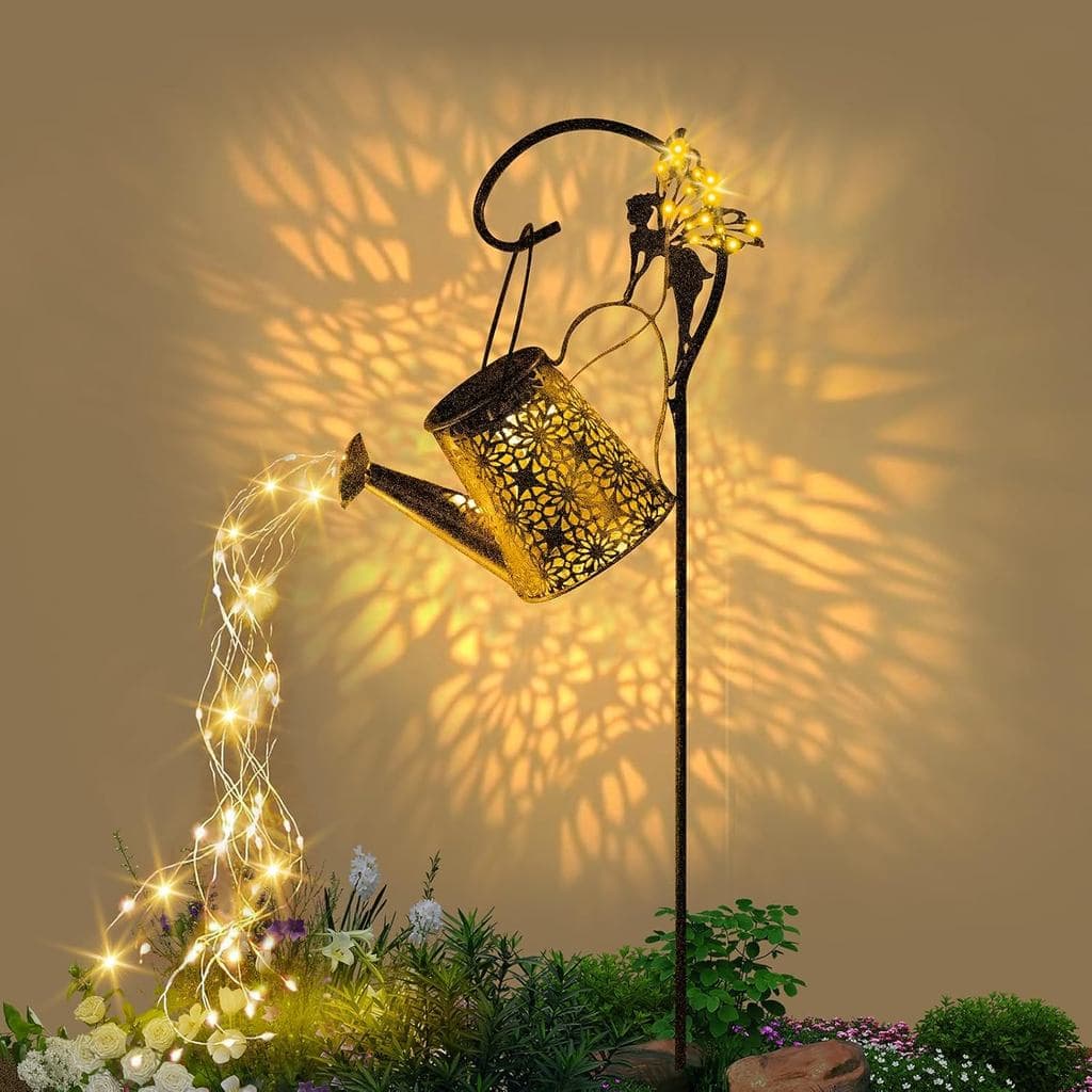 Luz Solar para Regador SRNPMIU, Decorativa para Exteriores, Luzes Decorativas para Jardim, Lanterna Suspensa à Prova d'Á
