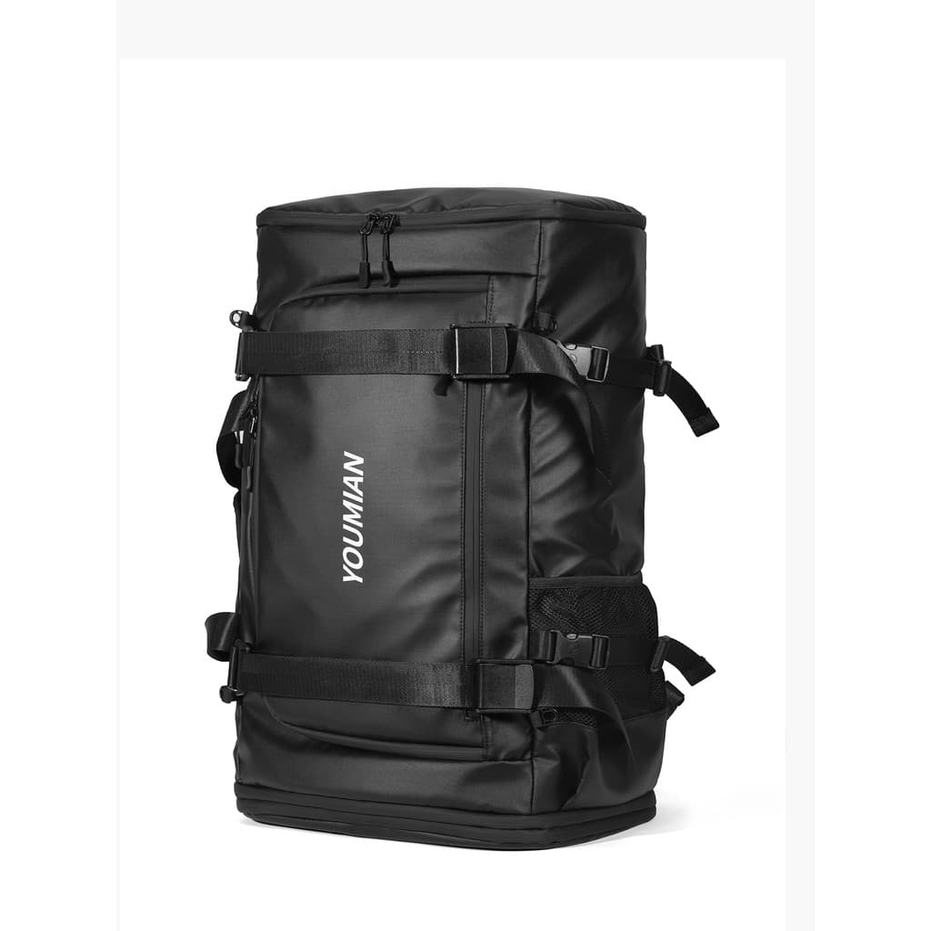 Mochila de esqui folheada mochila masculina de grande capacidade multifuncional esportes ao ar livre sapatos de neve cap