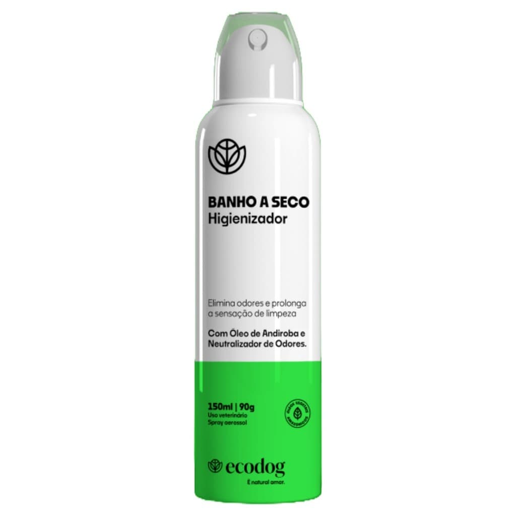 Banho A Seco Aero Com Óleos Amazônicos Eco Dog 150ml