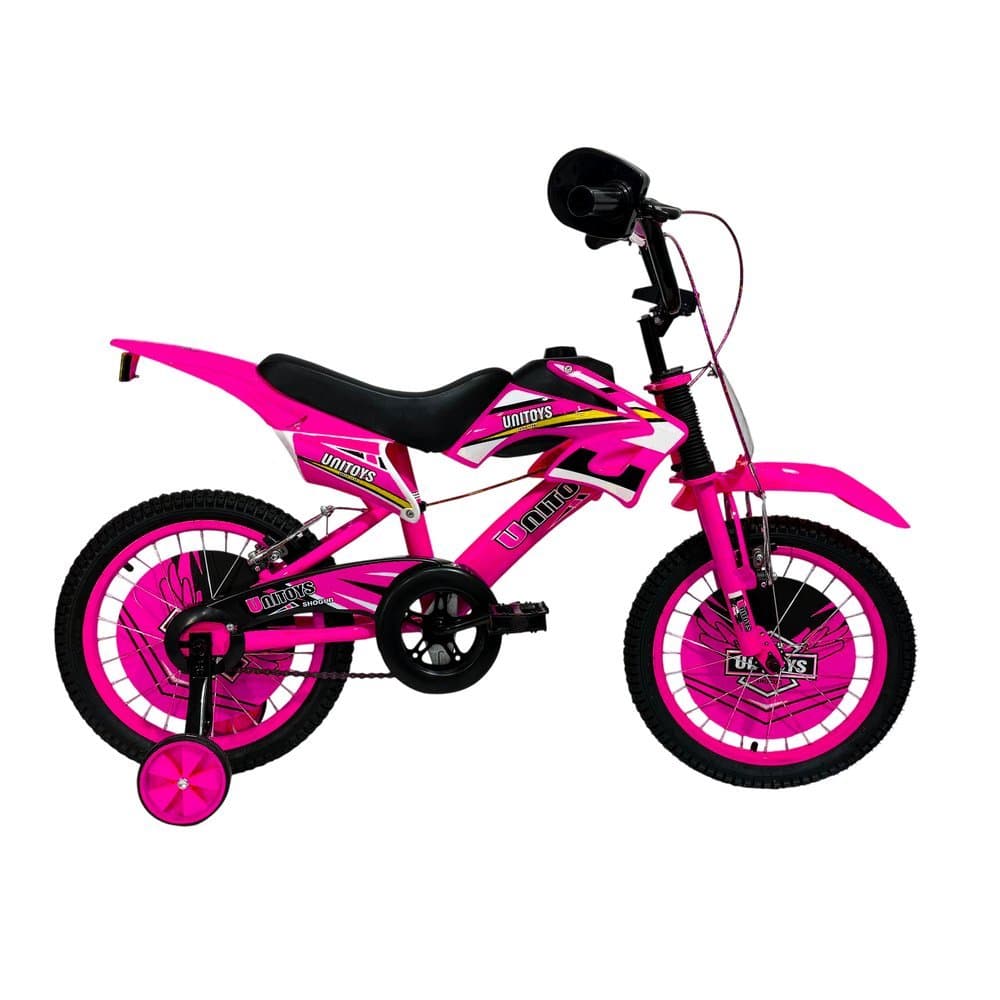 Bicicleta Infantil Moto Cross Aro 16 - Rosa