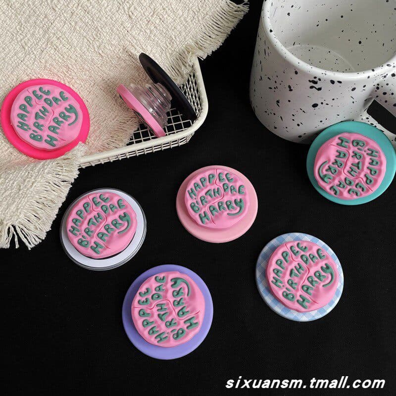 griptok magsafe magsafe popsocket Nicho Fun Carta Única Harry Potter Hagrid Bolo de Aniversário Creme Menina Coração mag