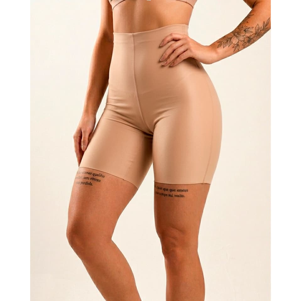 Short Cinta Modeladora Feminina Compressão Barriga Invisivel 216