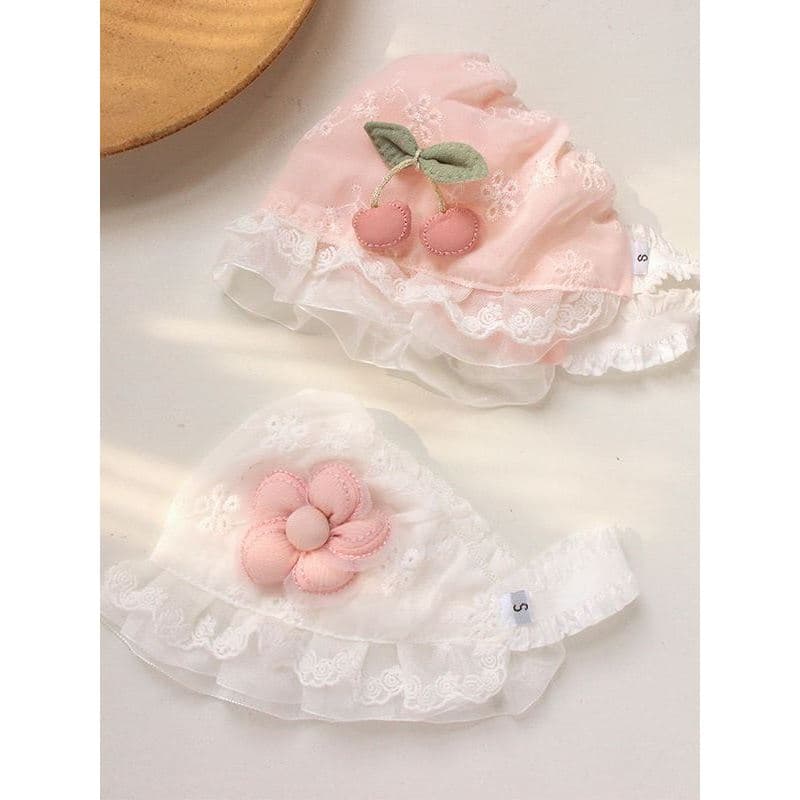 Bebê respirável capa de bebê porta bandana chapéu bebê menina refogado porta chapéu algodão oco fino respirável verão pe