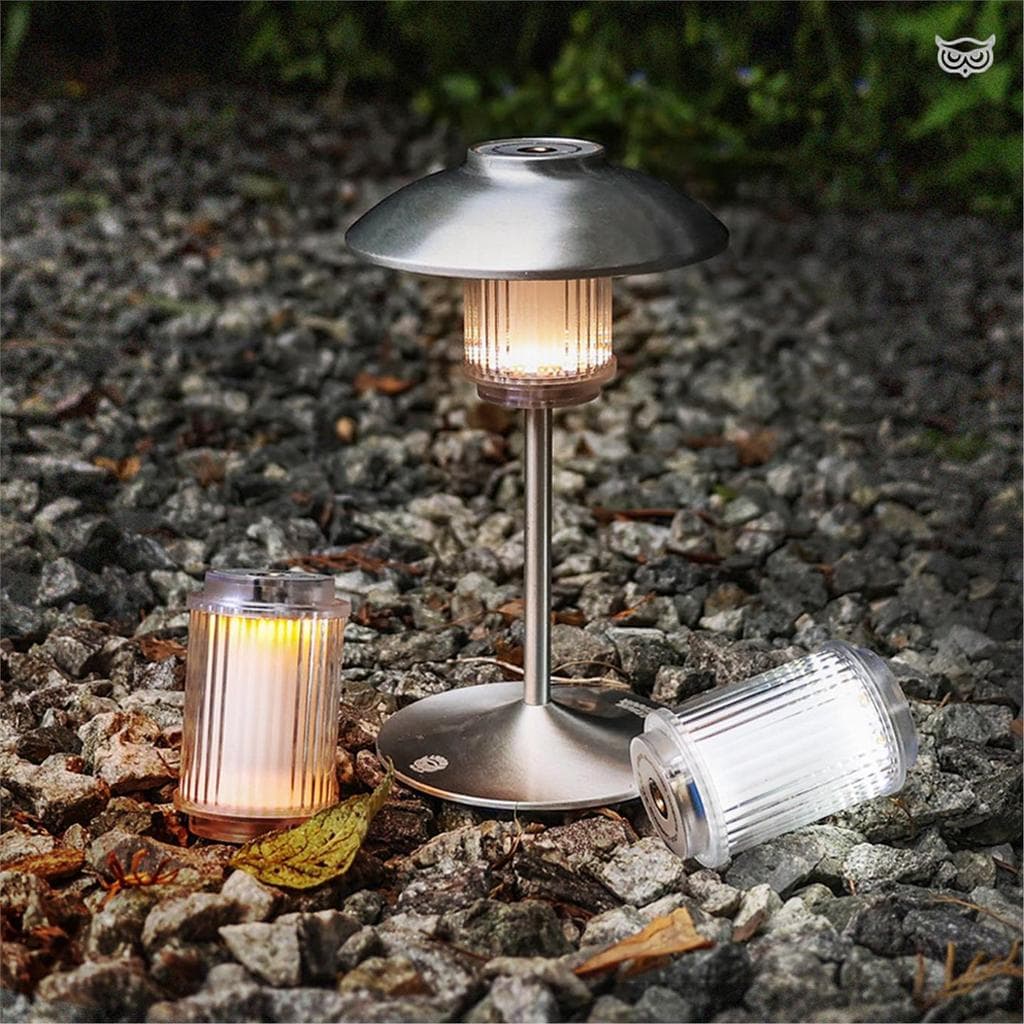 ARBOR Acampamento ao ar livre Lunari Suporte de luz Coruja coreana Camping