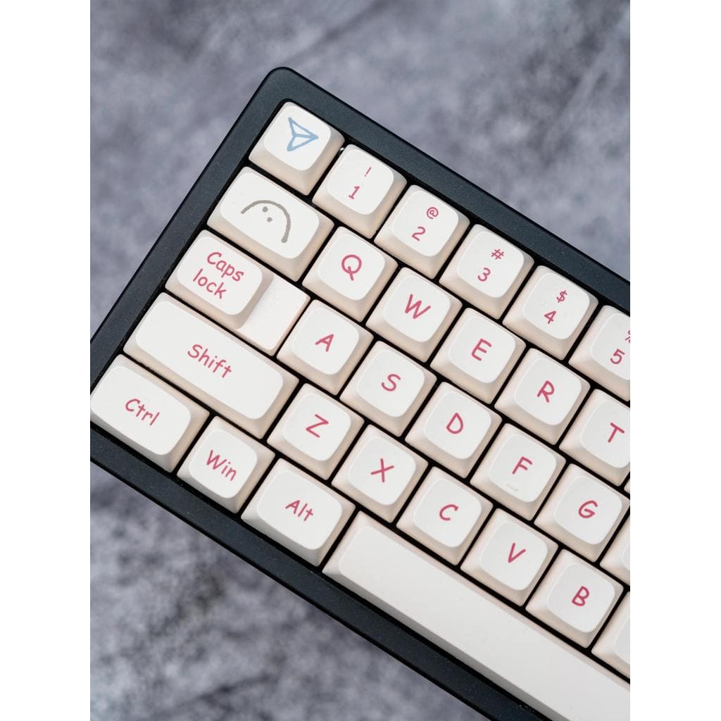 [KEYBOARDMAN] Graffiti Theme XDA Altura PBT Sublimação Keycap Simples Padrão Bonito DIY