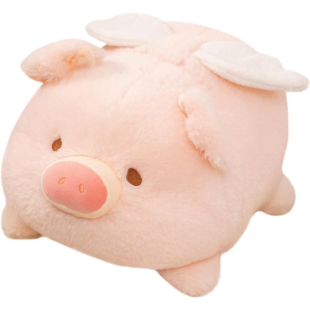 Porquinho de Pelúcia ELAINREN com Asas, Almofada de Pelúcia Ultra Macia, Adorável Brinquedo de Pelúcia em Forma de Porqu