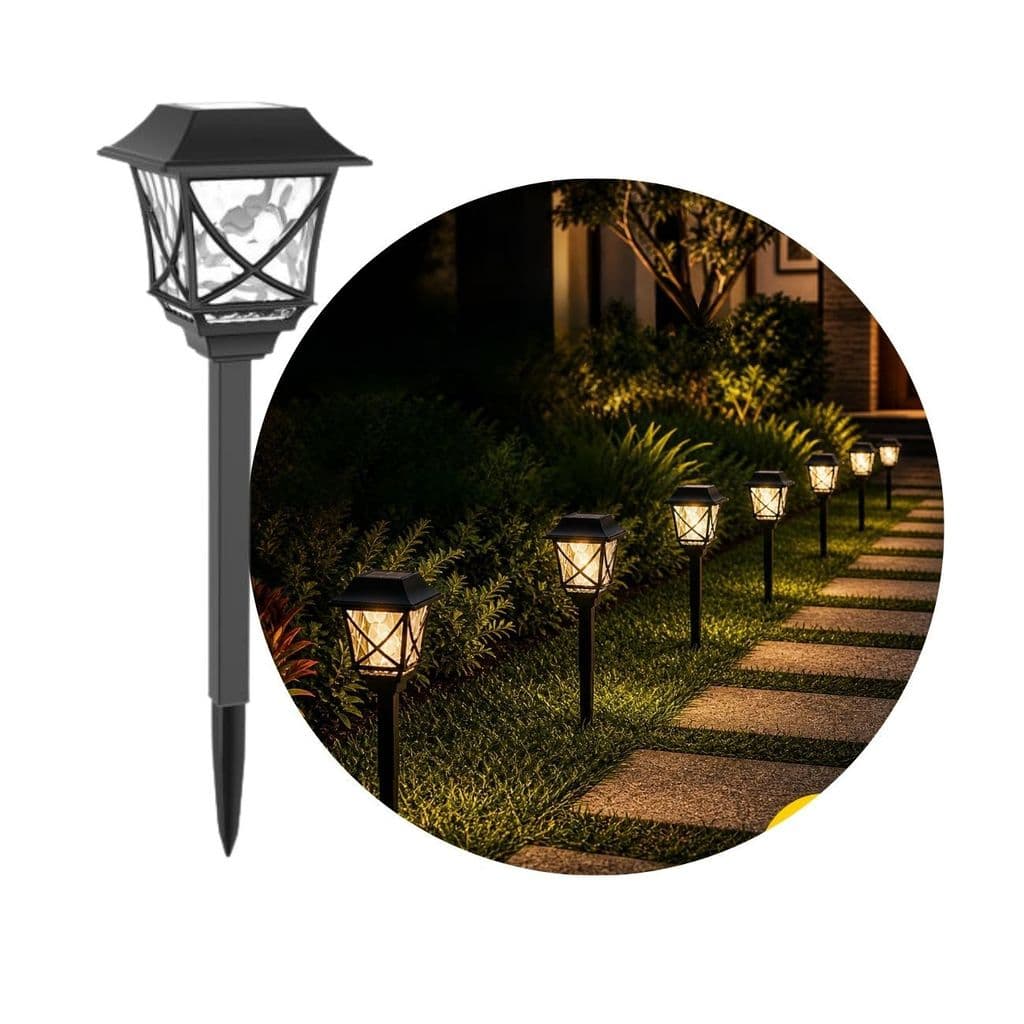 Luminária Solar De Jardim Led Ip65 Sem Fio 3000k