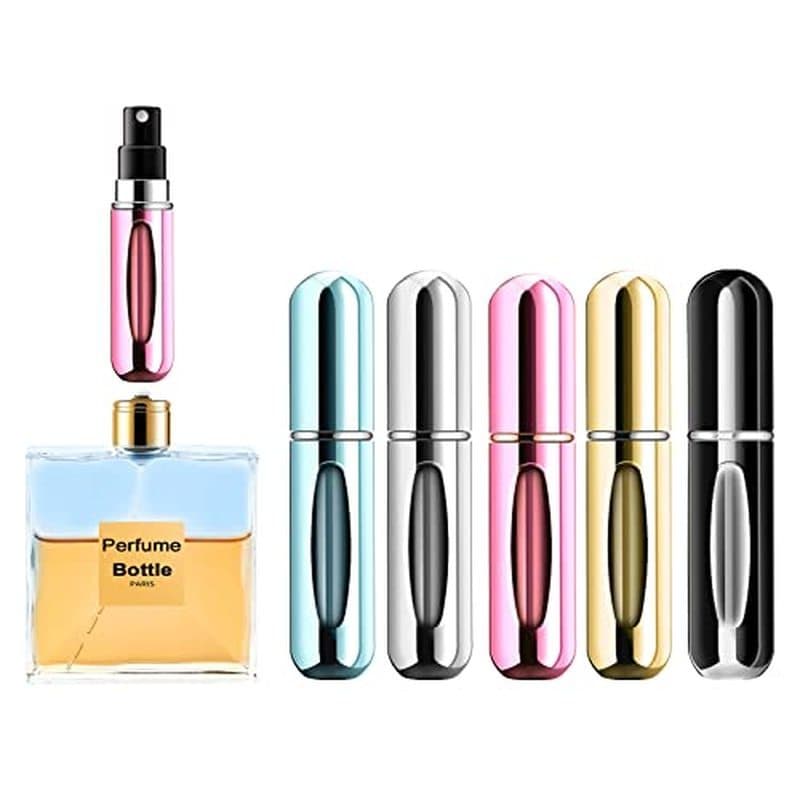 Atomizador Mini (5ml , Frasco Perfume Bomba De Viagem Spray De , Pacote) Yamadura Portátil Recarregável , Estojo De 4 ,