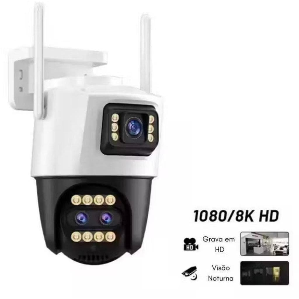 Câmera Tripla de Segurança Smart Wi-Fi - Inova KV-0011