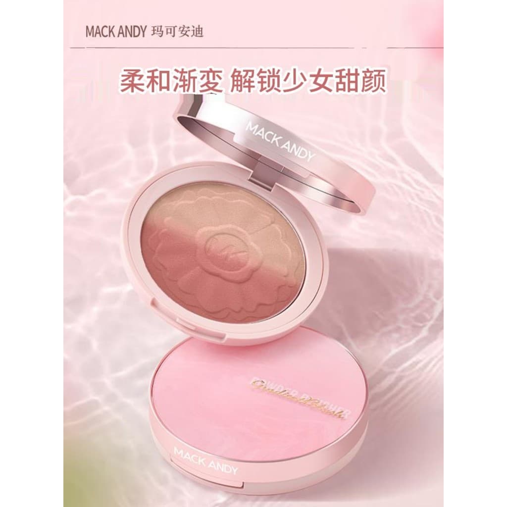 Marco Andy ligeiramente bêbado gradiente Blush Natural fosco clareamento alto brilho contorno encolher rosa leite laranj