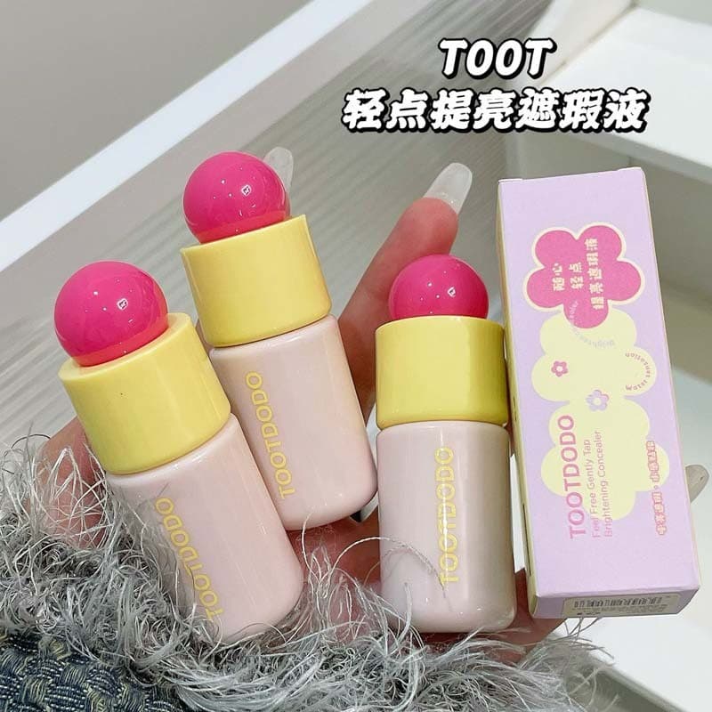 Toot Dodo ~ Corretivo levemente iluminado, cobertura de olheiras, marcas de Acne, manchas faciais, corretivo de ranhuras