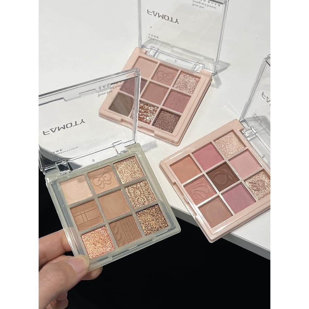 Jiugongge leite chá terra cor novato sombra abóbora vermelho marrom laranja marrom paleta diária dourado marrom outono i