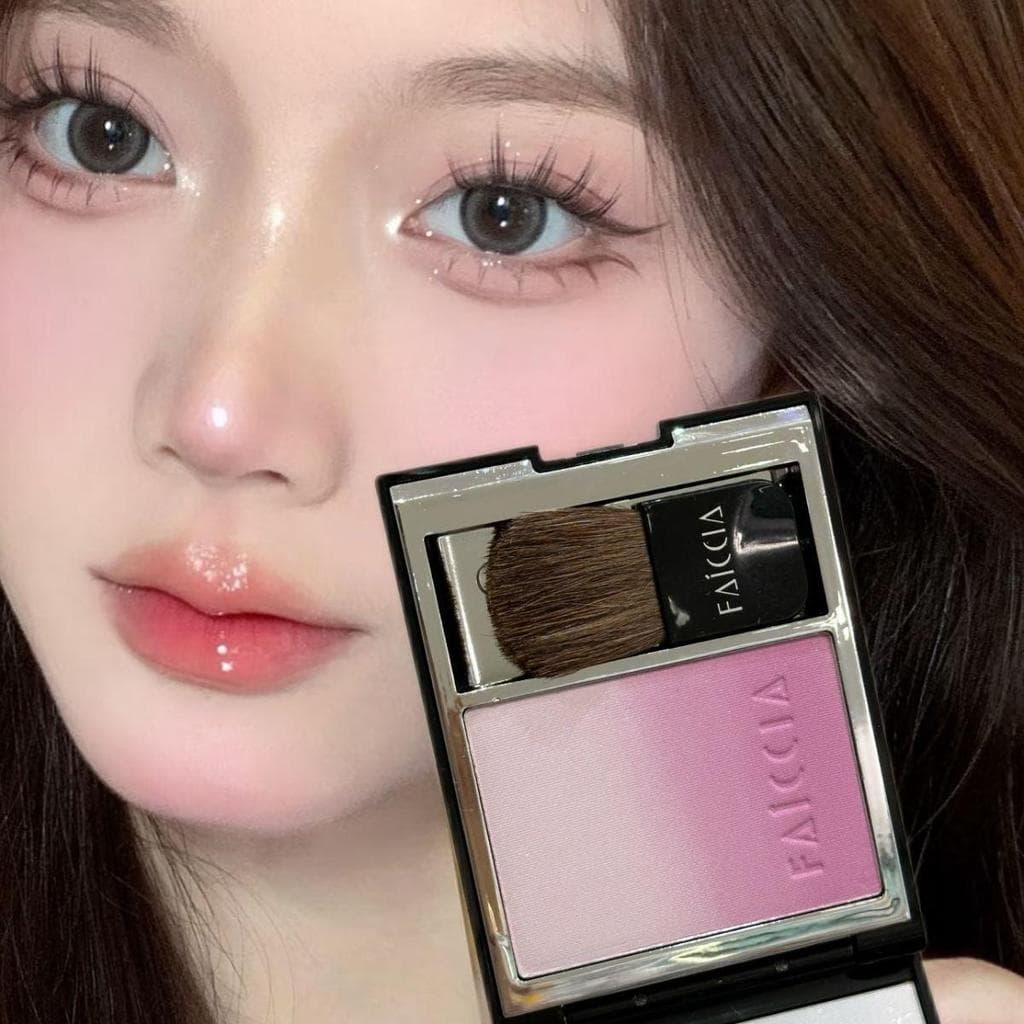 Chá de leite com folhas de outono!!Suave Premium gradiente branco luar Blush barato canela impopular estudantes diários