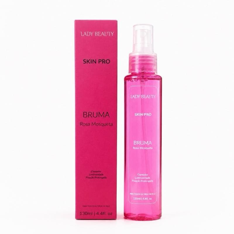 Lady Beauty Bruma Rosa Mosqueta Skin Pro Lady Beauty 130ml para Pele Radiante e Saudável