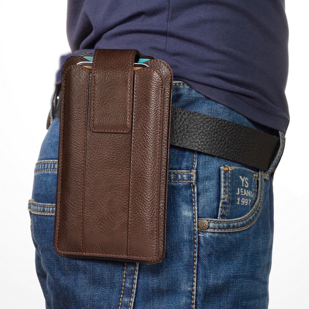 22cm 7.2 adequado para Huawei saco de cintura do telefone móvel desfrutar Xiaomi caso de telefone usar cinto duplo caso