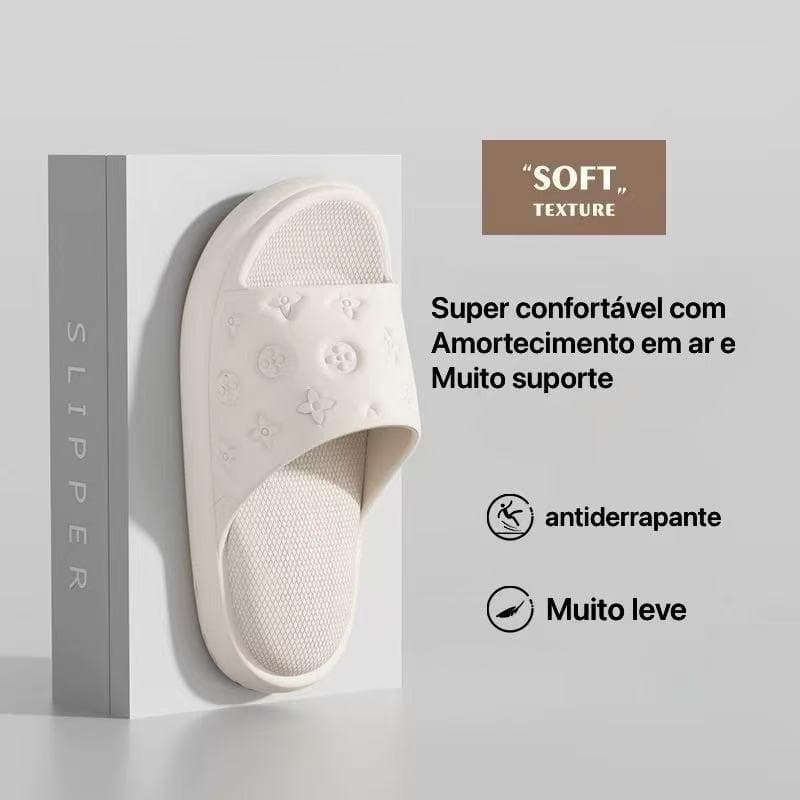 Chinelo Confortável Antiderrapante com Amortecimento de Ar e Super Leve