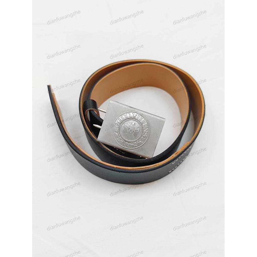 cinto feminino plus size cinto feminino WH Silver Caviar Padrão Fivela Quadrada Cinto Cinto de Couro de Primeira Camada