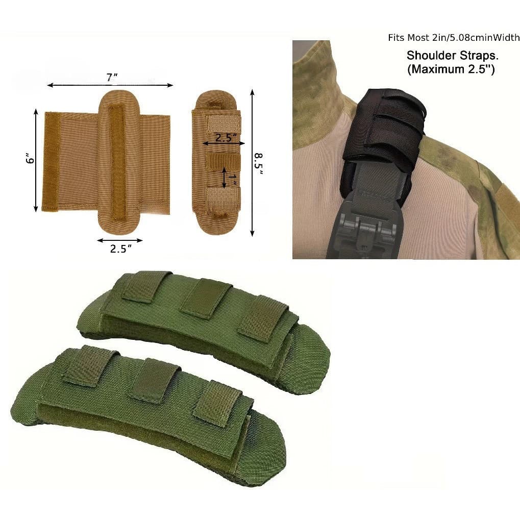Almofadas Protetoras De Alça De Ombro LUC , Clipes De Ferramentas EDC , Adequadas Para Mochilas Ao Ar Livre , Coletes De