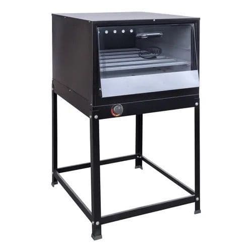Forno Industrial À Gás Porta Vidro 60 Litros Cavalete Cristal Para Restaurantes