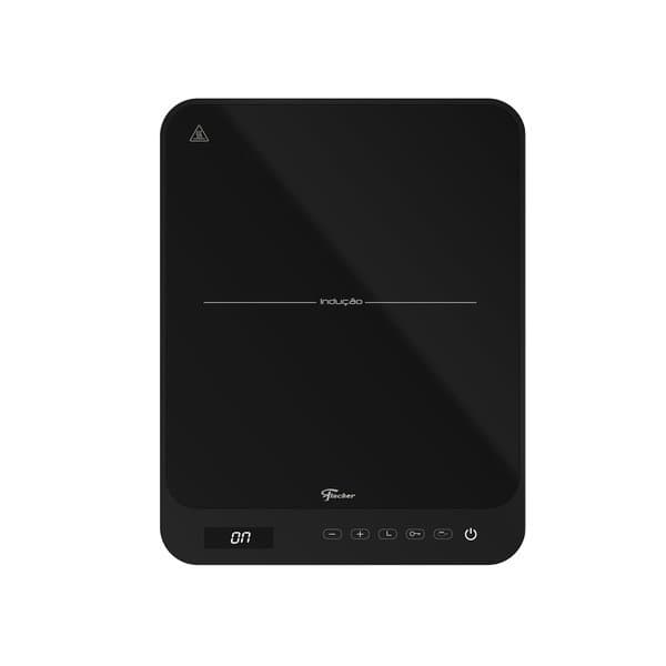 Cooktop de Indução Fischer 1 Boca Preto Bivolt Touch Screen Portátil 40760 - 110726