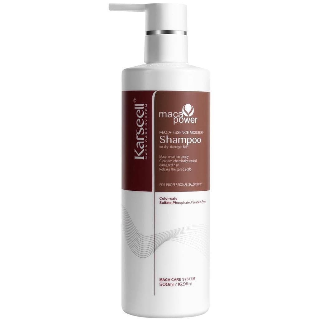 Shampoo Hidratante e Reparador Profundo Kassel com Óleo de Argan para Cabelos Secos e Danificados 16.9 oz 500ml