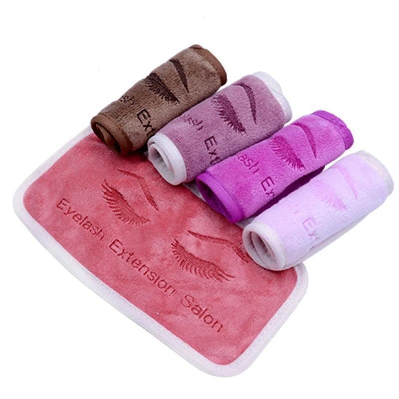 Special forehead towel for eyelash extensions, soft and comfortable makeup and face washing towel