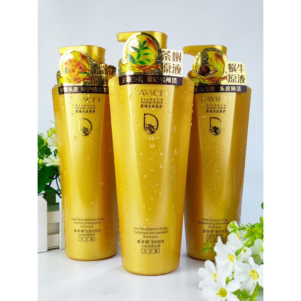 Dificuu shampoo caracol Original líquido couro cabeludo limpeza hidratante reparação Anti-caspa chá árvore shampoo mascu