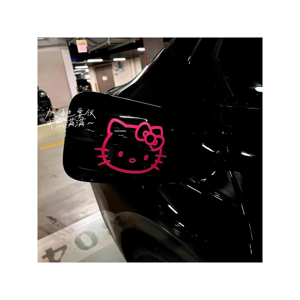Gato bonito adesivo de carro tampa do tanque combustível espelho retrovisor bloco arranhões 2026 novo estilo criativo co