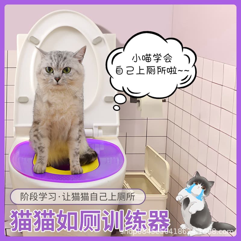 Gato toalete gato caixa de treinamento Anti-cinto areia desodorante removível lavável Pet agachamento gato toalete caixa