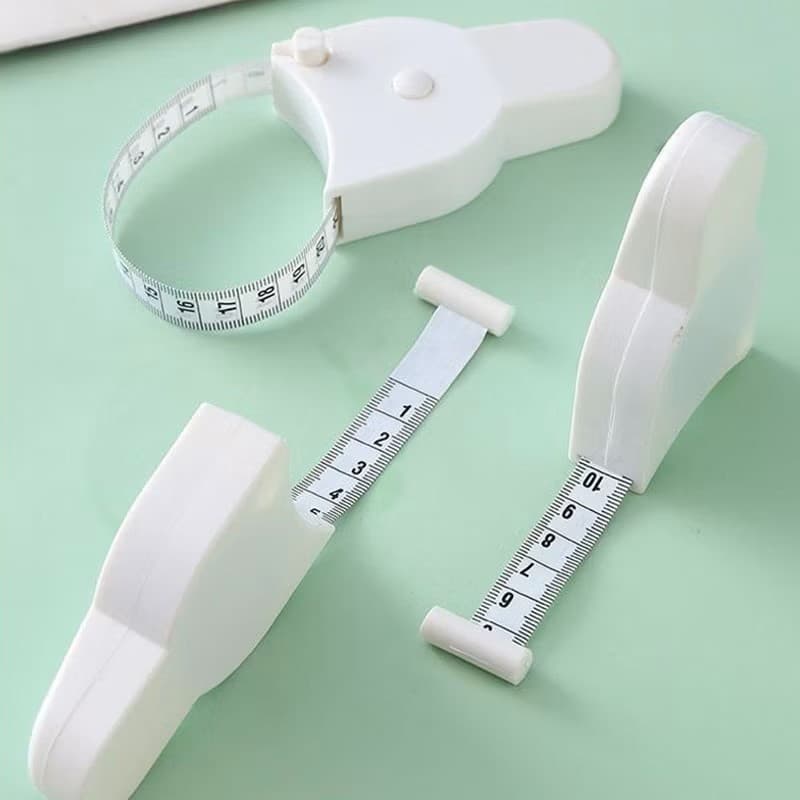 Fita Métrica Corporal Retrátil 150cm – Medidor de Circunferência para Costura e Fitness