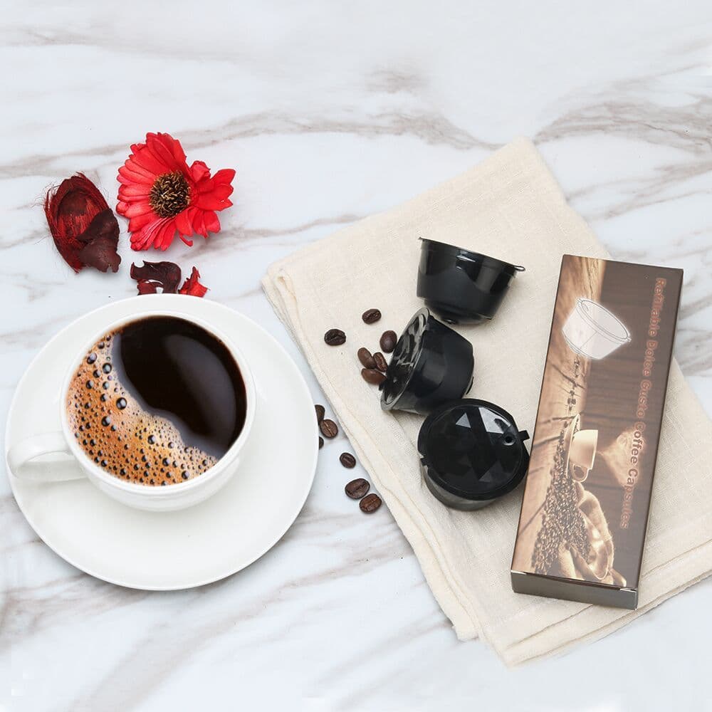 Compatível com circulação de casca de cápsula de café Dolce gusto [multi-gordura] enchimento de filtro fresco multifunci