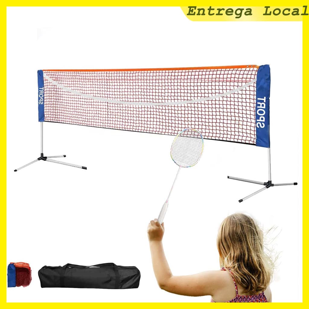 Rede de tênis Badminton portátil rede de vôlei altura ajustável 75/118/160cm
