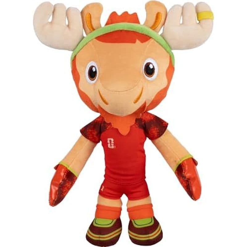 Jazwares FIFA ® Pelúcia De 8 Polegadas Da Copa Do Mundo 2026 México-Zayu Oficialtm O Mascote Jaguar Com Uniforme Verde ,