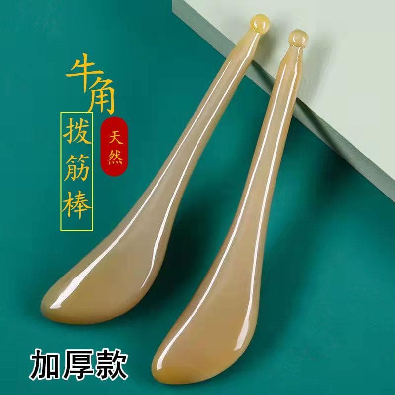 Chifre Natural tendão vara perna olho dedicado placa raspagem massagem feminino facial beleza corpo inteiro meridiano Un