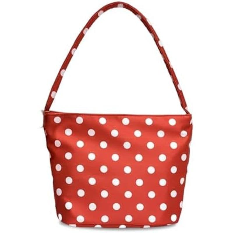 Bolsa De Ombro Pequena De Bolinhas , Elegante Hobo Para Mulheres Axilas Com Encaixe Magnético